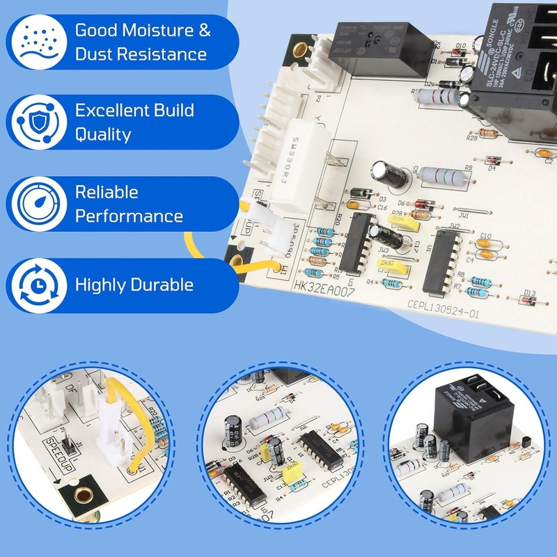 CHYKUANG New Upgrade HK32EA001 HK32EA007 Defrost Timer Control Board Compatible with Carrier/Bryant/Payne HVAC Heat Pumps CEPL130524-01, CEBD420524-04A - Image 4